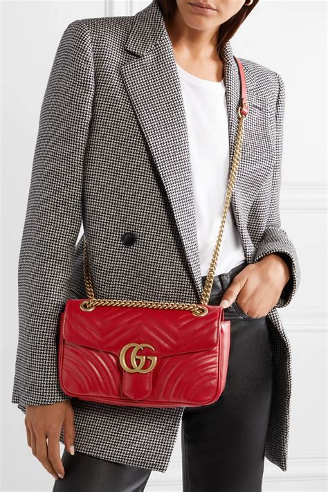 gucci marmont red small|Gucci Marmont small price.